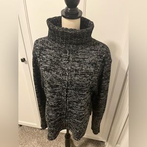 Beautiful Aqua sweater with sparkle. Size L